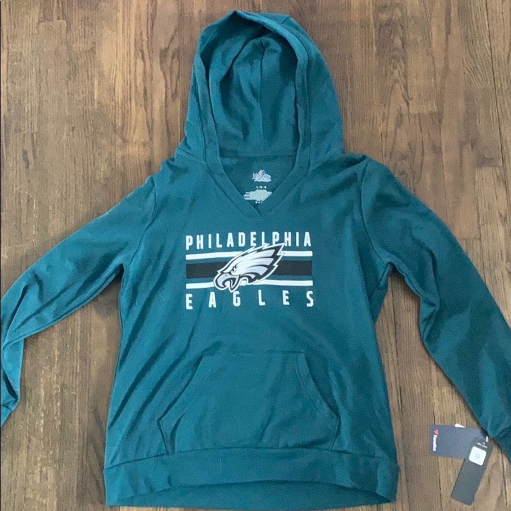 Women’s L Philadelphia Eagles Hoodie NWT